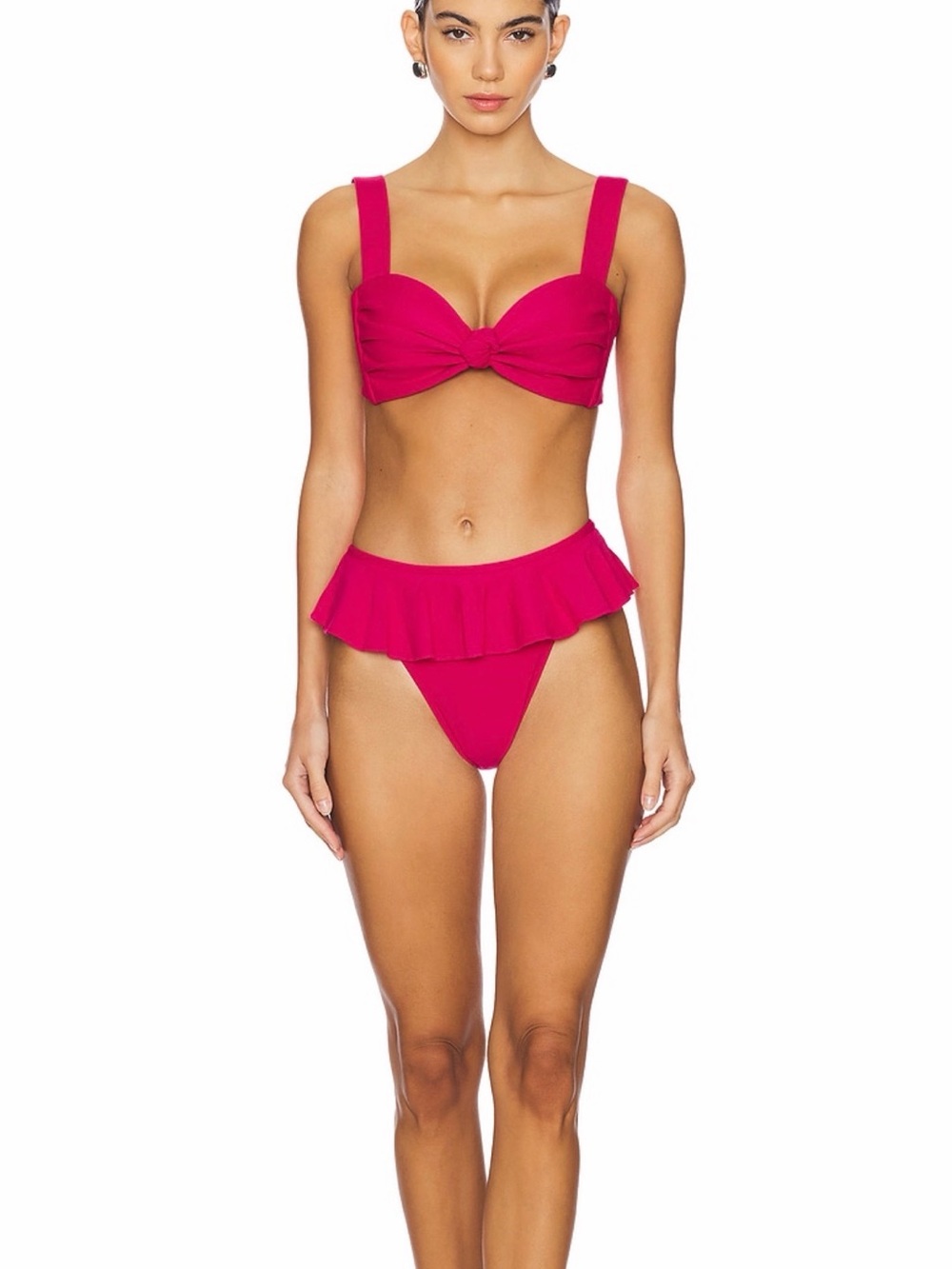 Montce Pink Ruffle Bikini